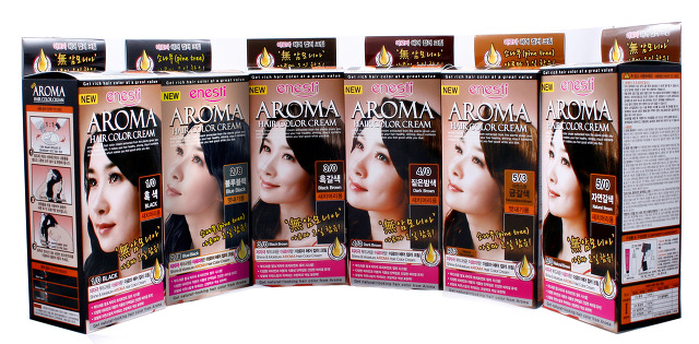 Aroma Hair Color Cream Made in Korea